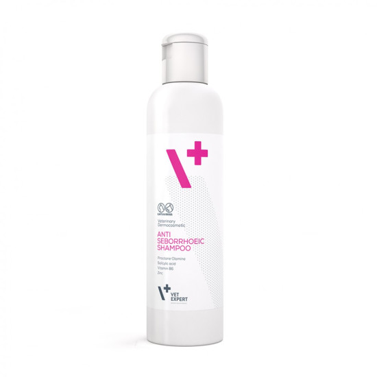 Șampon Vet Expert Antiseboreic – Pentru Câini și Pisici – 250 ml